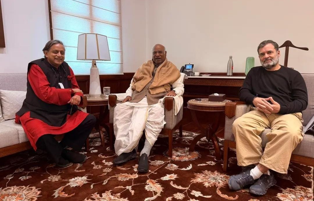 Shashi Tharoor's meeting with Mallikarjun Kharge and Rahul Gandhi is being projected as a signal that all was well within the party.