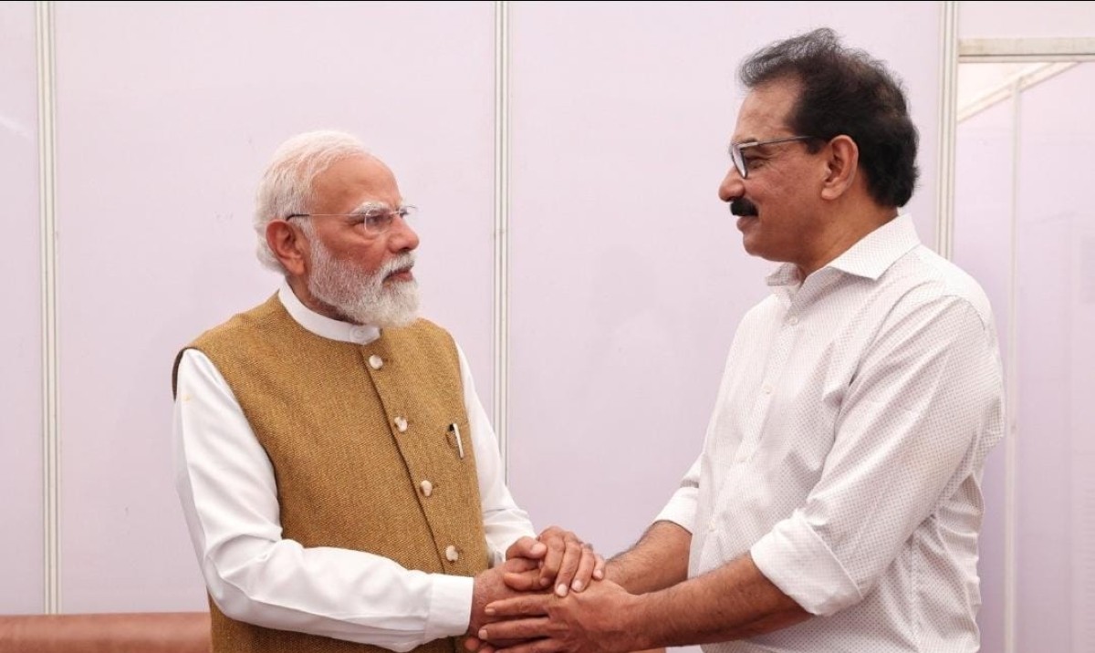 Twenty20 chief coordinator Sabu M Jacob meets Prime Minister Narendra Modi