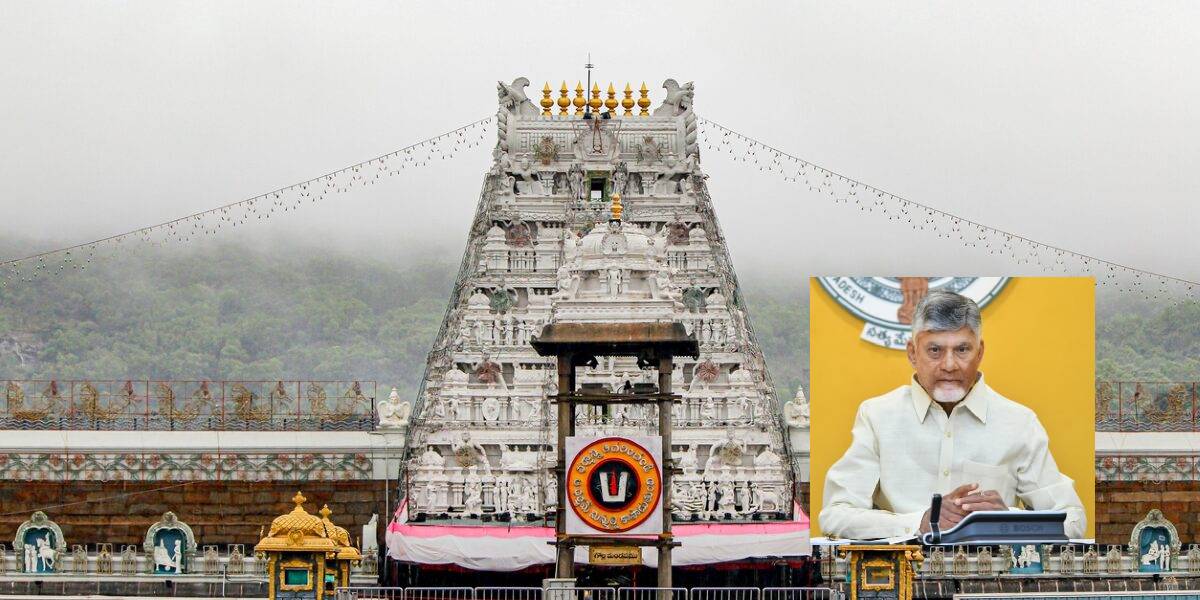Addressing a news conference, N Chandrababu Naidu said he had taken steps to cleanse Tirumala and preserve its sanctity.