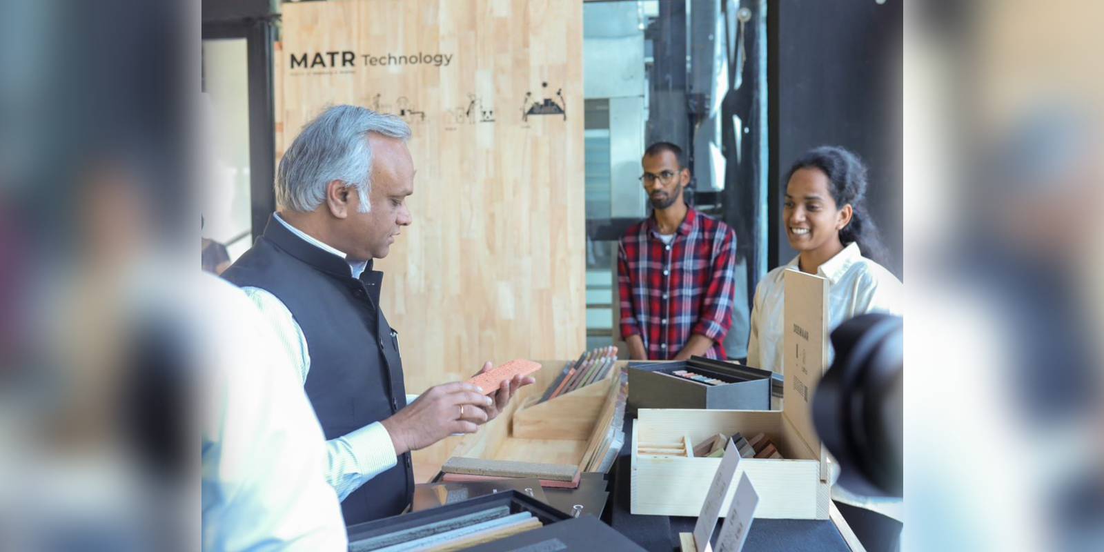 Priyank Kharge interacts with the startups at ABL