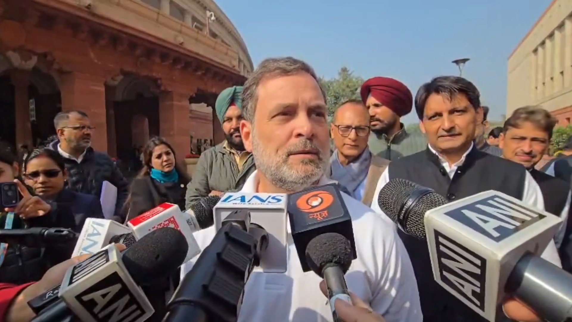Rahul Gandhi said the PM is afraid to let him speak about General Naravane, the Epstein Files and how he has surrendered on tariffs.