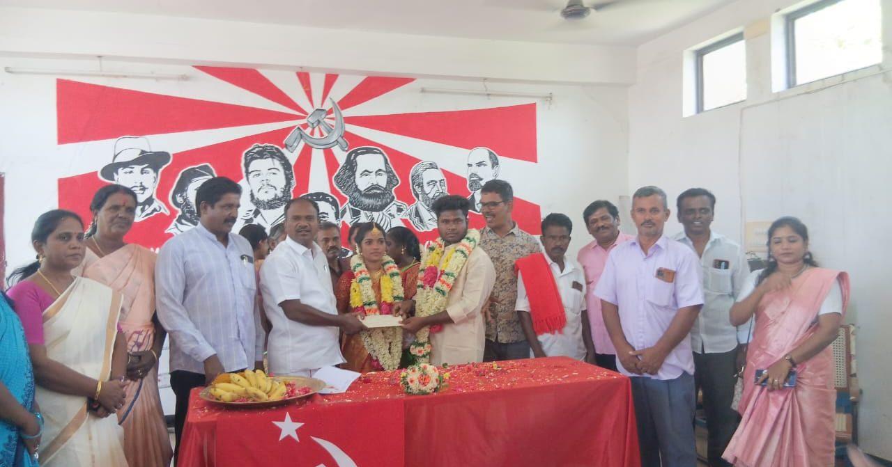 The CPI(M) said over 100 self-respect weddings were conducted at its offices across TN in the past 5 months. (Supplied)