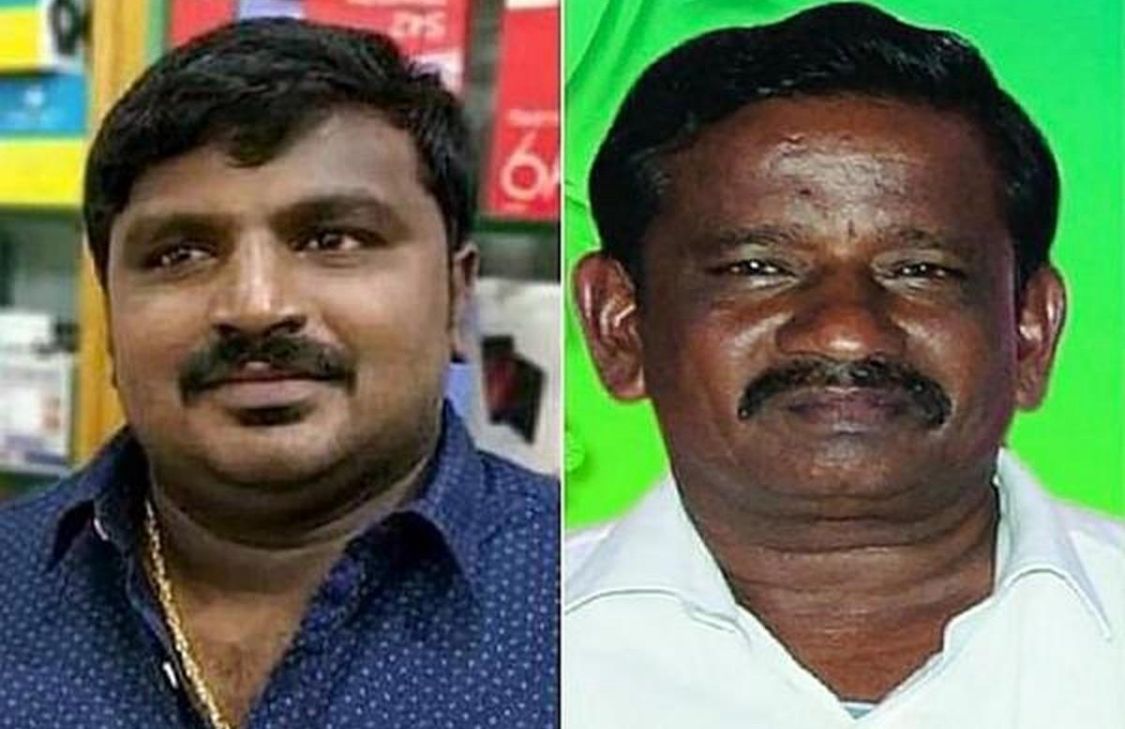 J Beniks (left) and P Jayaraj.