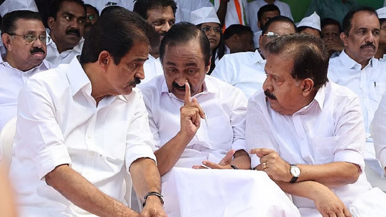 KC Venugopal, VD Satheesan, Ramesh Chennithala