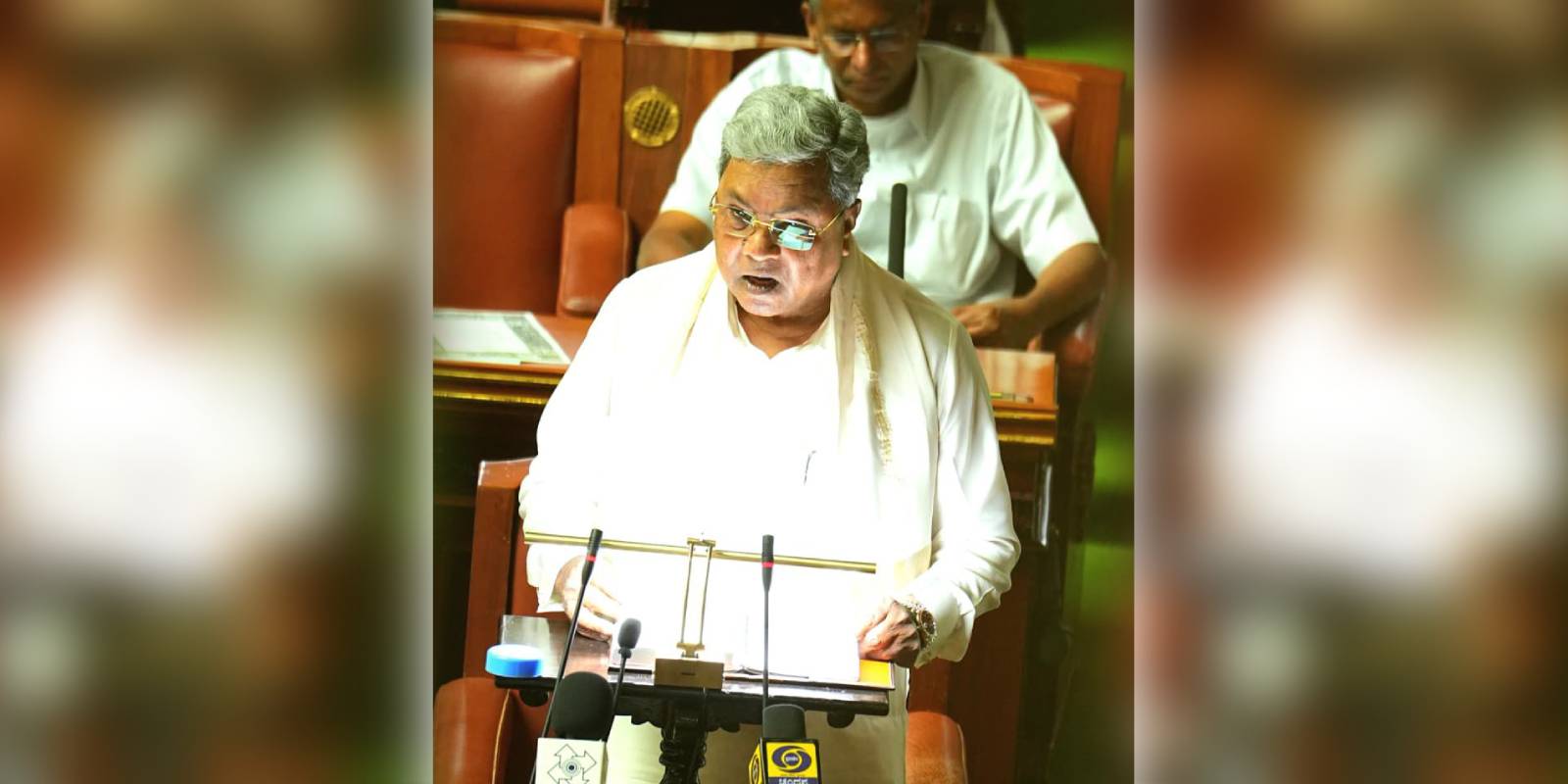 Siddaramaiah presenting the budget