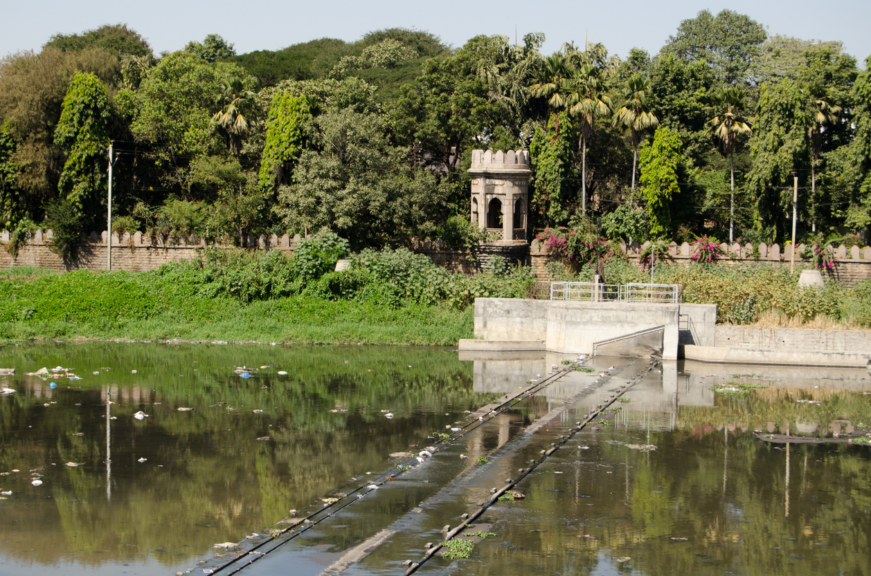 Musi river in Hyderabad. Credit: iStock