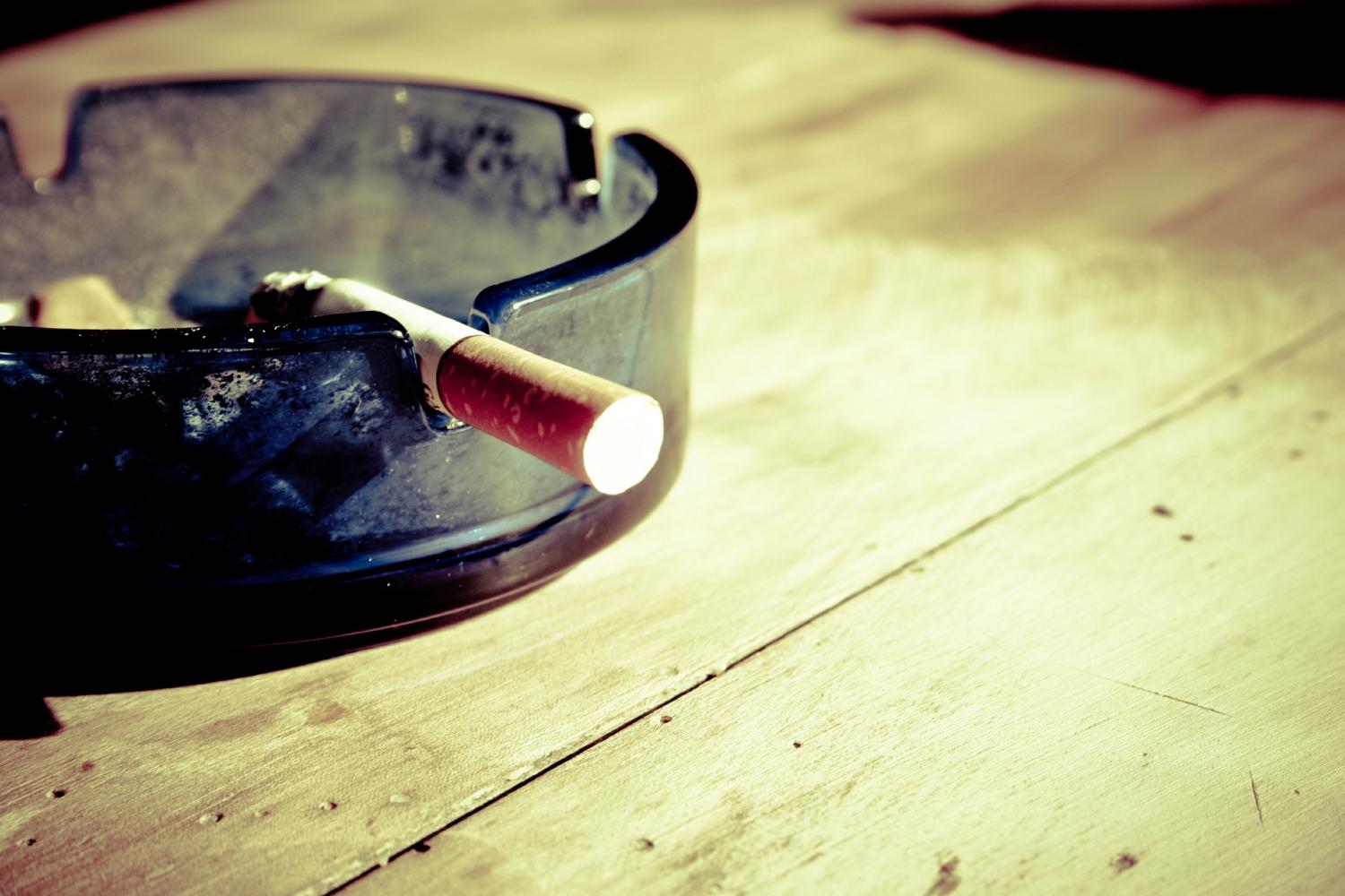 Cigarette smoking in Kerala dropped from 17.2% to 12.1% in villages and from 15.84% to 14.83% in urban areas.