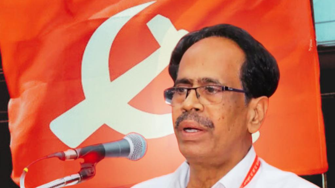 Tamil Nadu CPI state secretary M Veerapandiyan. Credit: facebook.com/communistpartyofindia