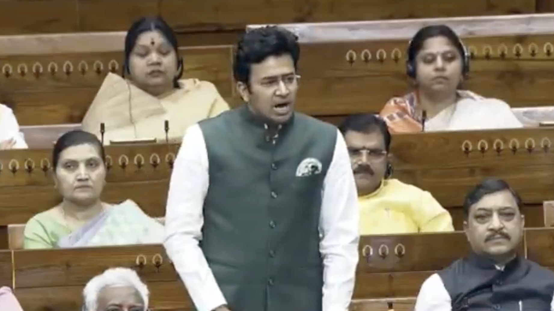 Tejasvi Surya claims formation of Telangana was ‘worse than Partition’, draws condemnation
