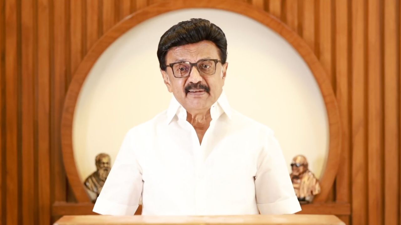 Former Tamil Nadu chief minister and DMK chief MK Stalin.