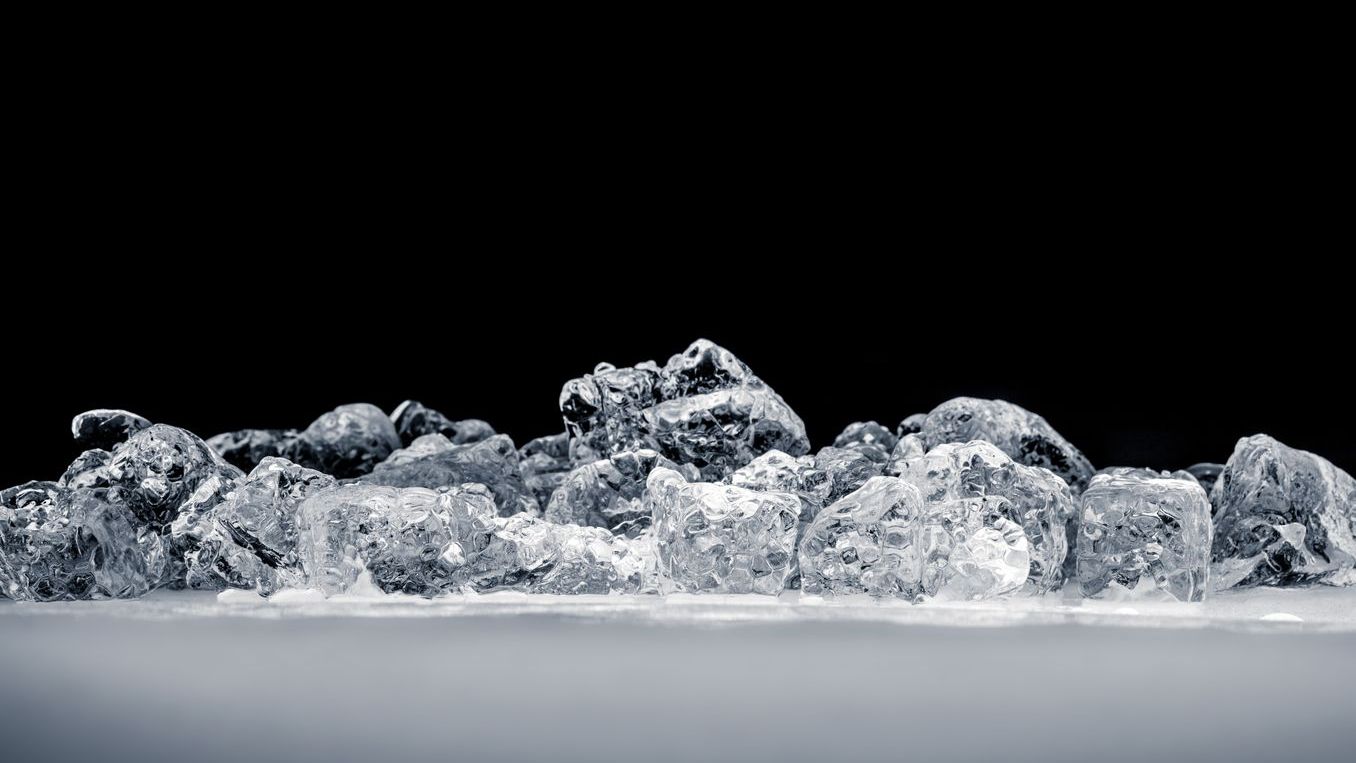 Crushed ice cubes. (iStock)