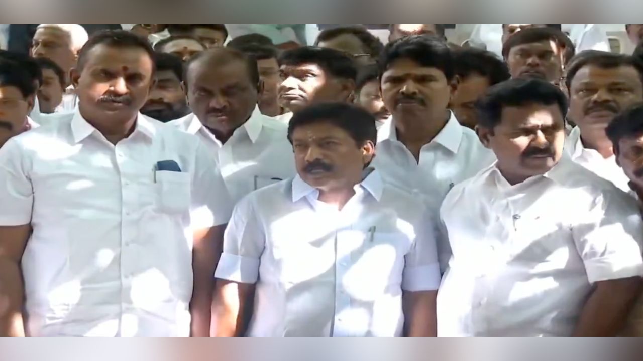 An AIADMK faction led by CV Shanmugam and SP Velumani extends support to Vijay and TVK.