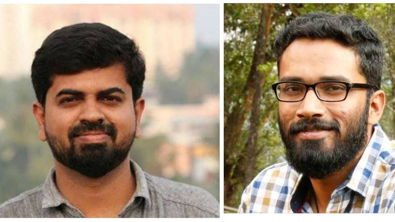 The deceased journalist, KM Basheer (Left), and the accused IAS officer, Sriram Venkitaraman.