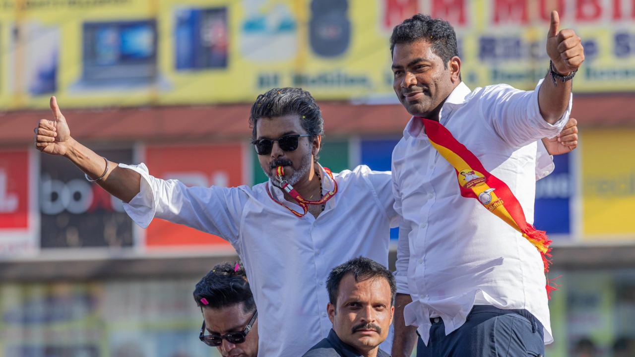 Aadhav Arjuna initially worked in the DMK’s strategy ecosystem. Credit: x.com/AadhavArjuna