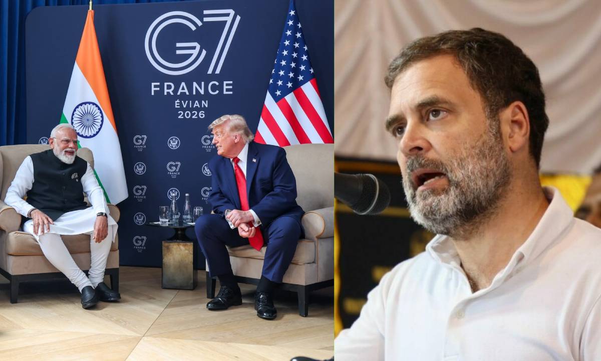 Prime Minister Narendra Modi held talks with US President Donald Trump in Évian-les-Bains, France; Rahul Gandhi launched an outreach programme at Kota