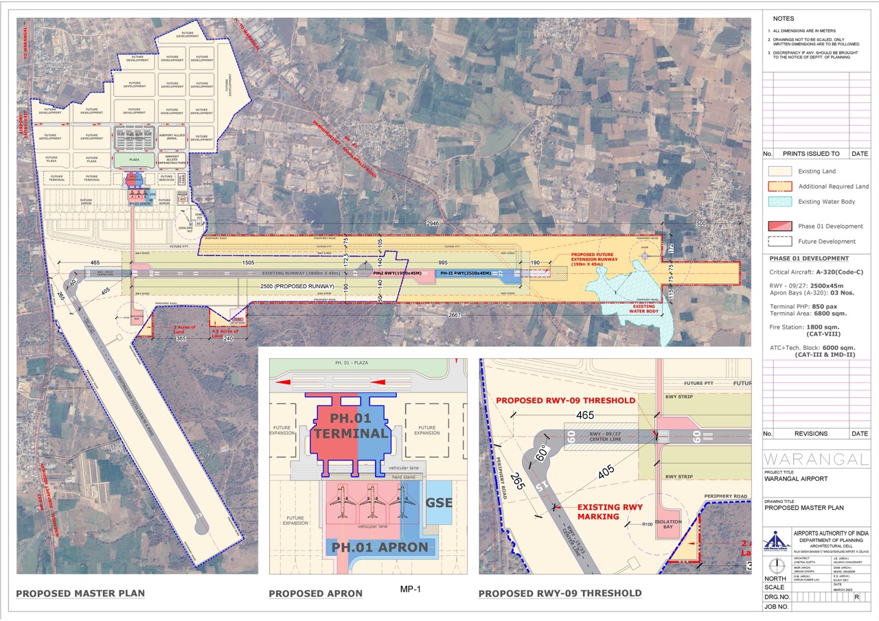 Tenders called for ambitious Warangal airport expansion: New terminal and enhanced connectivity to drive regional growth