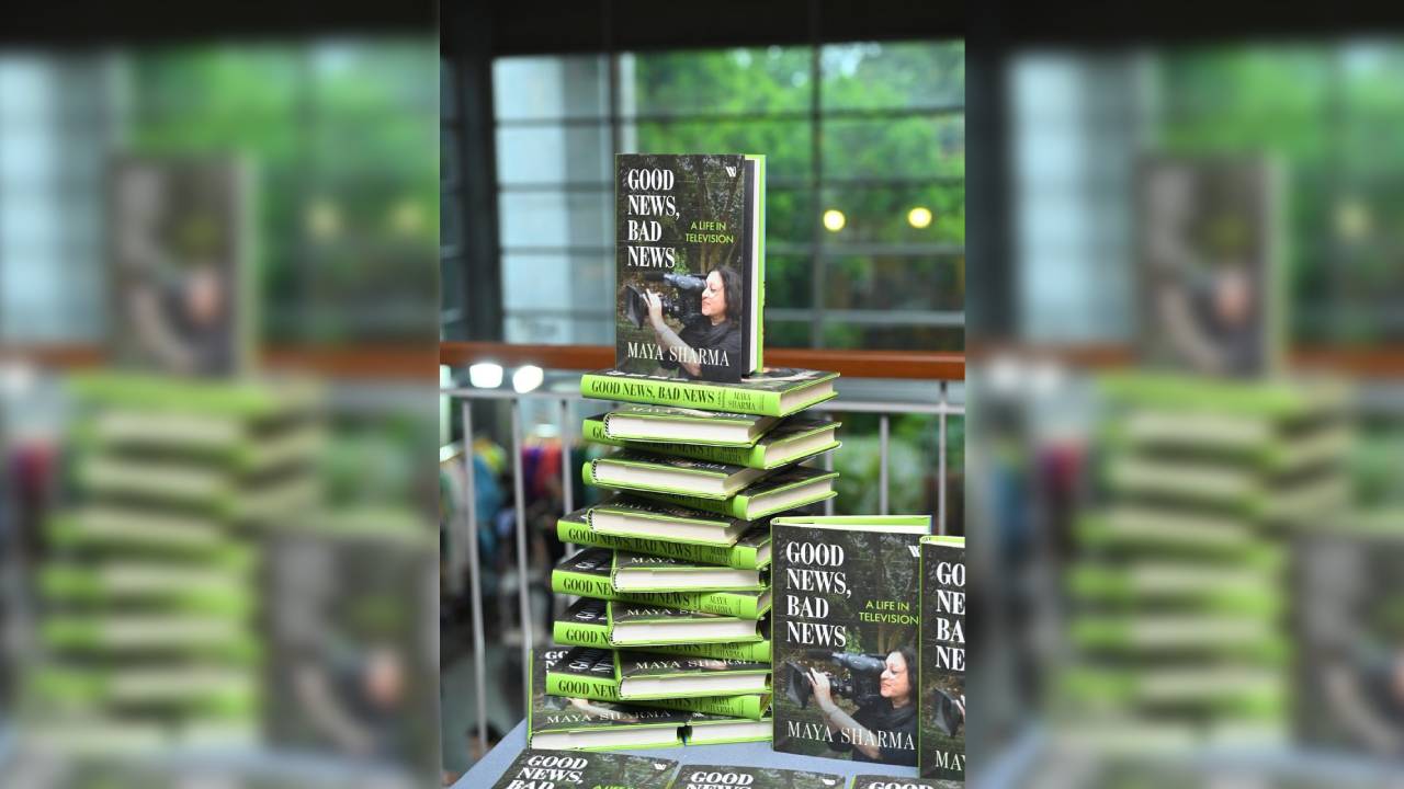 Maya Sharma records the rise and fall of Indian television news in her book 'Good News, Bad News: A Life in Television."