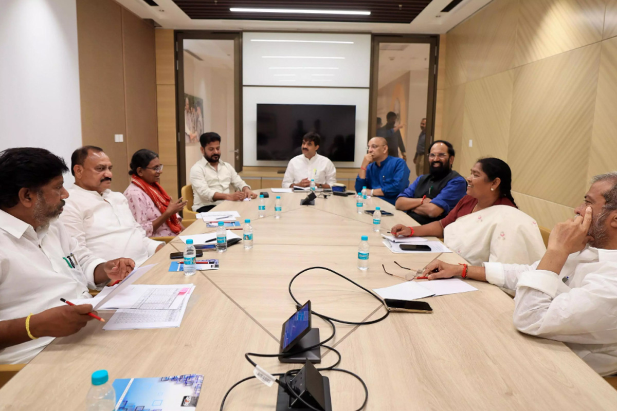 CM A Revanth Reddy and Telangana Congress leaders