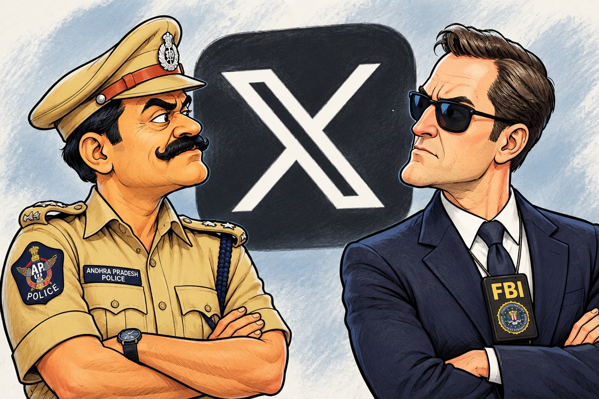 Andhra Pradesh police pretended to be FBI to get X take down a few posts.