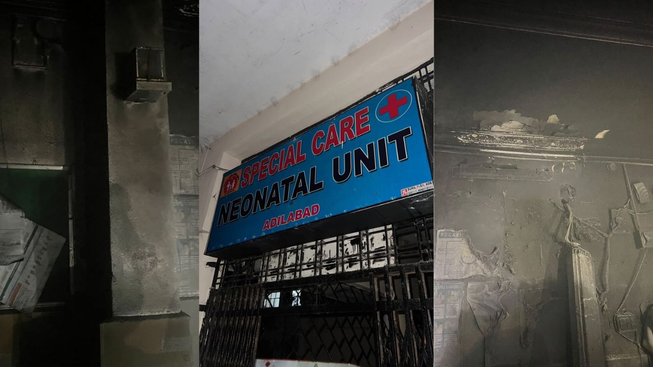 Telangana: Three infants die after late-night fire at RIMS neonatal unit in Adilabad; 20 more critical