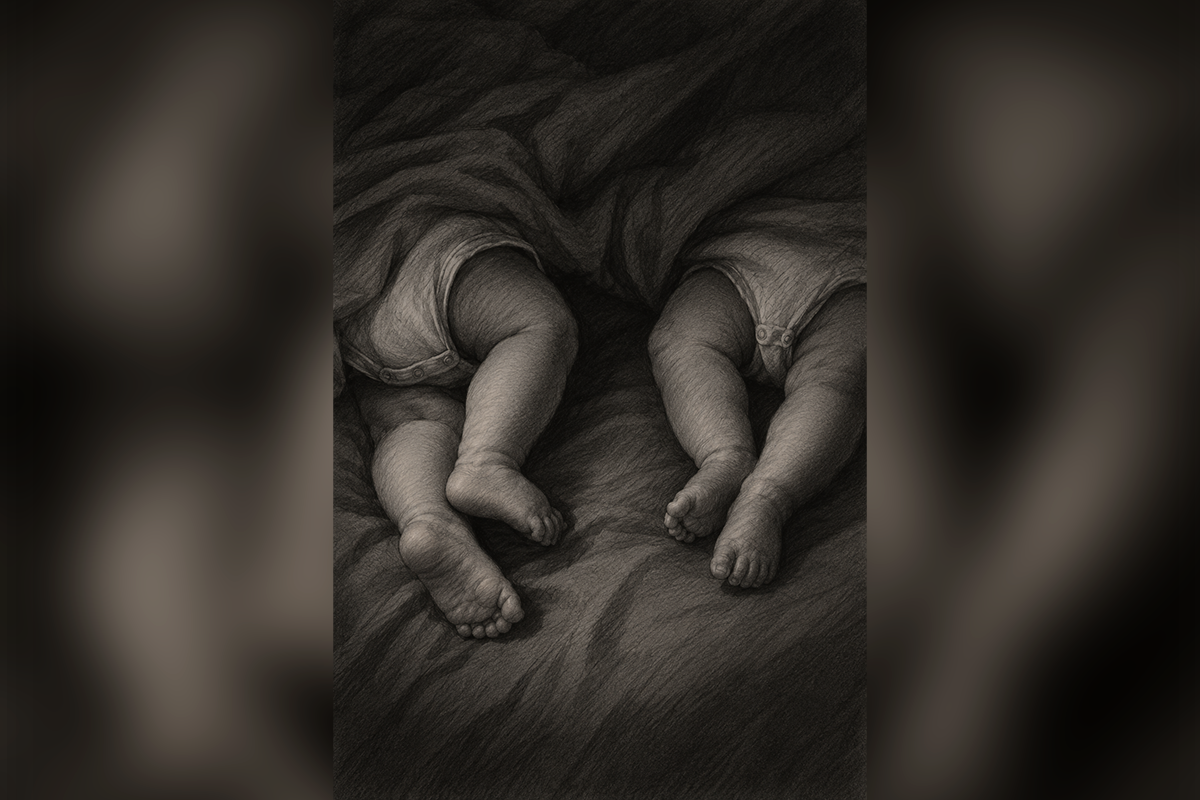 Twin babies