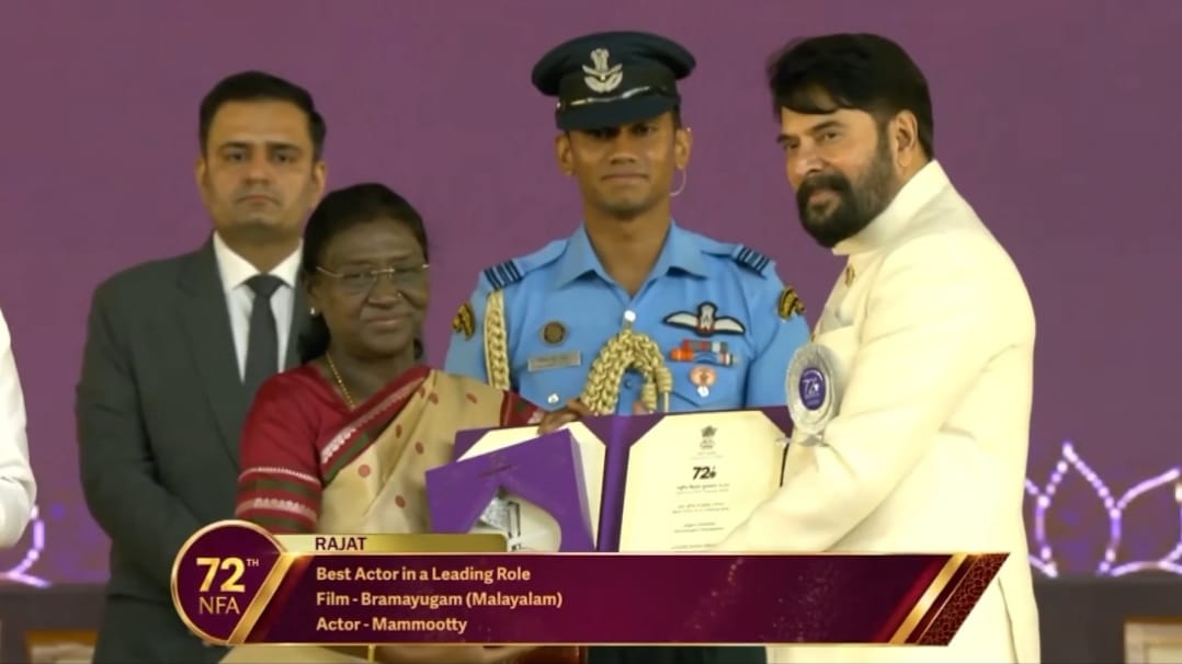 ‘Will continue to work hard’: Mammootty after receiving fourth National Award