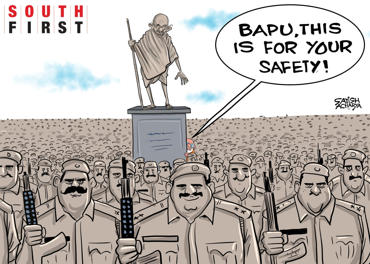 On Gandhi Jayanti, Delhi police restricts protests against CEC Gyanesh Kumar and ECI