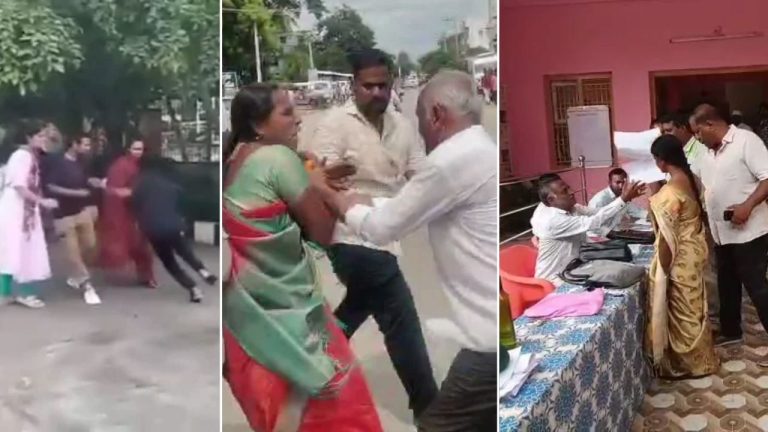 Violence mars MPTC, ZPTC nominations in Andhra; candidates blocked, papers snatched away as police stand by
