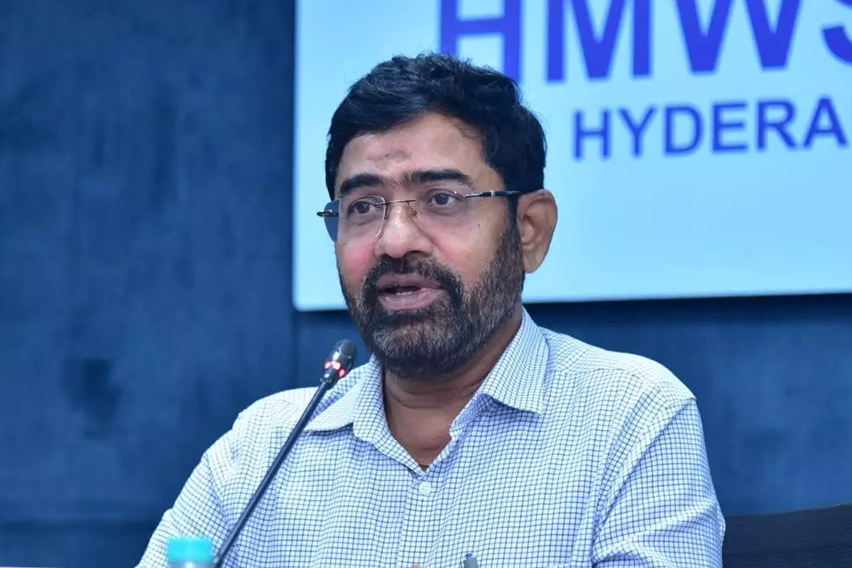 Hyderabad Metropolitan Water Supply and Sewerage Board Managing Director Ashok Reddy
