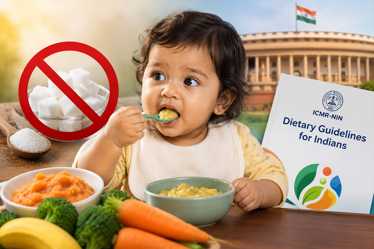 India says no added sugar under two, but FSSAI’s draft stops at six months. Why?