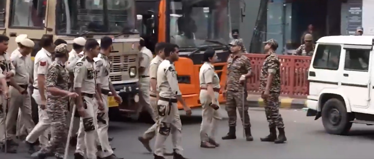 Heavy police presence in Delhi ahead of CJP protest