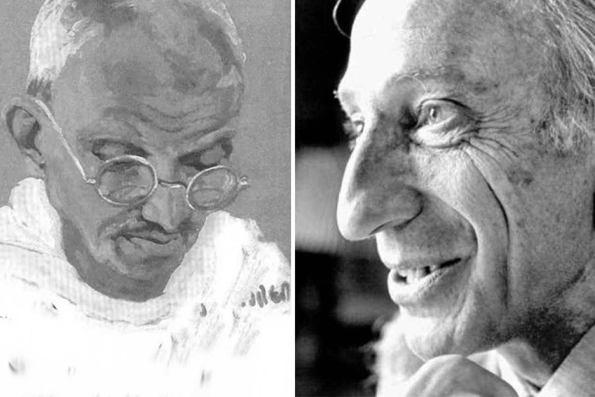 Mahatma Gandhi and Ivan Illich