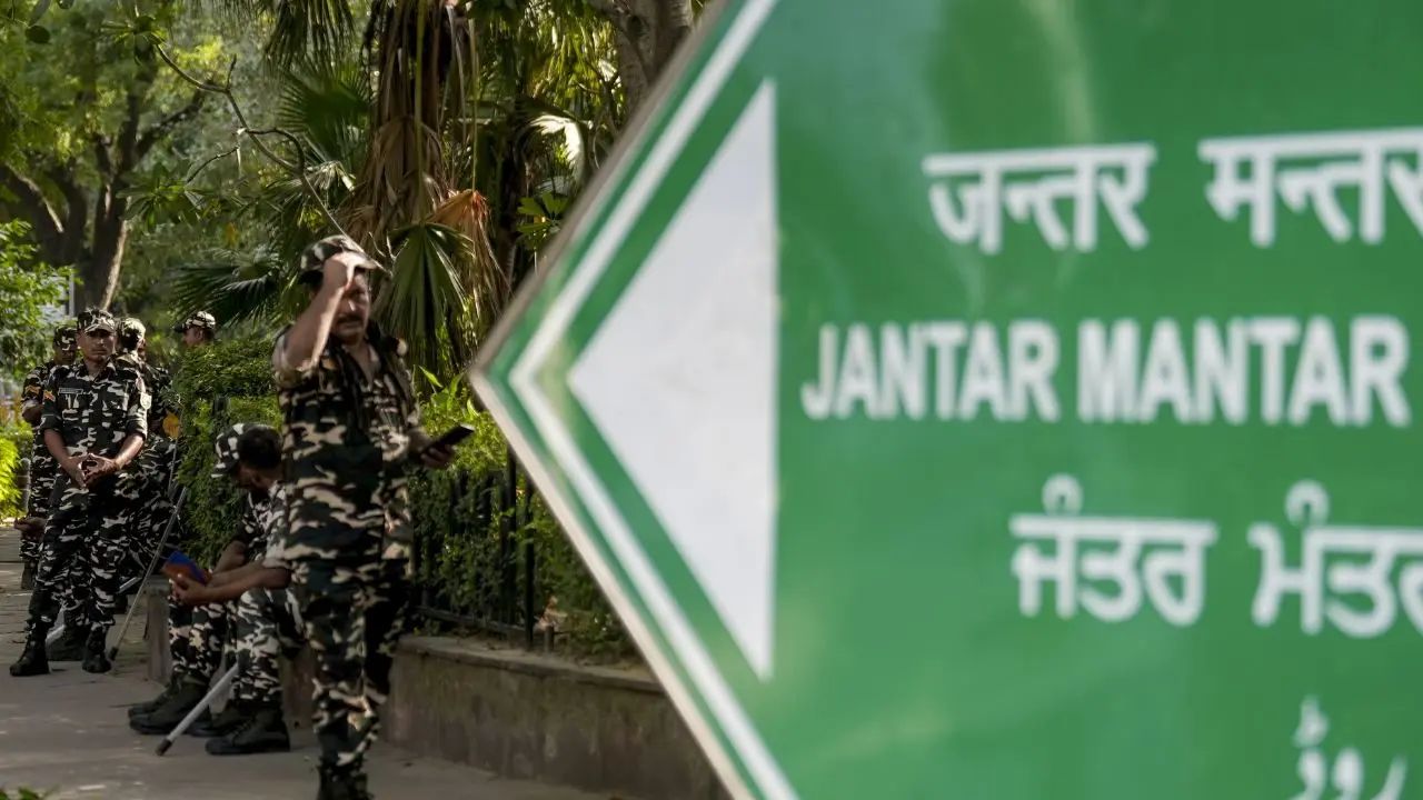 Jantar Mantar, in central New Delhi, has long served as a prominent site for citizens, workers, farmers to raise grievances.