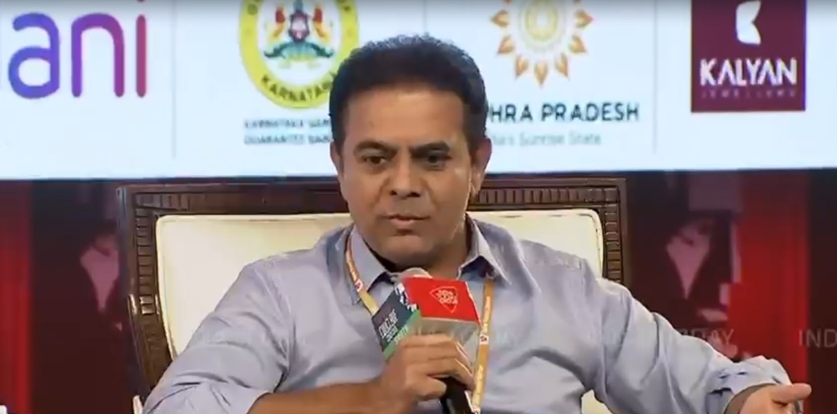 KTR at India Today conclave