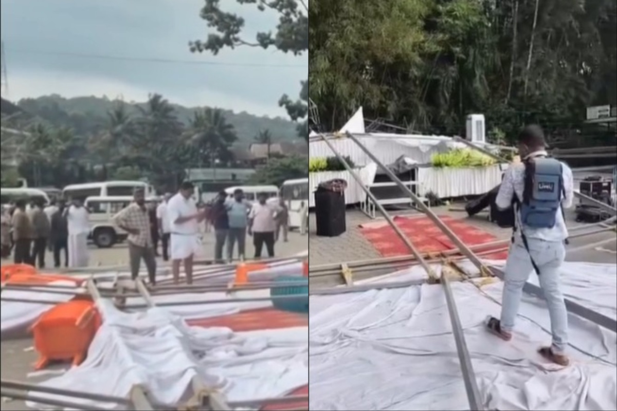Pandal collapse