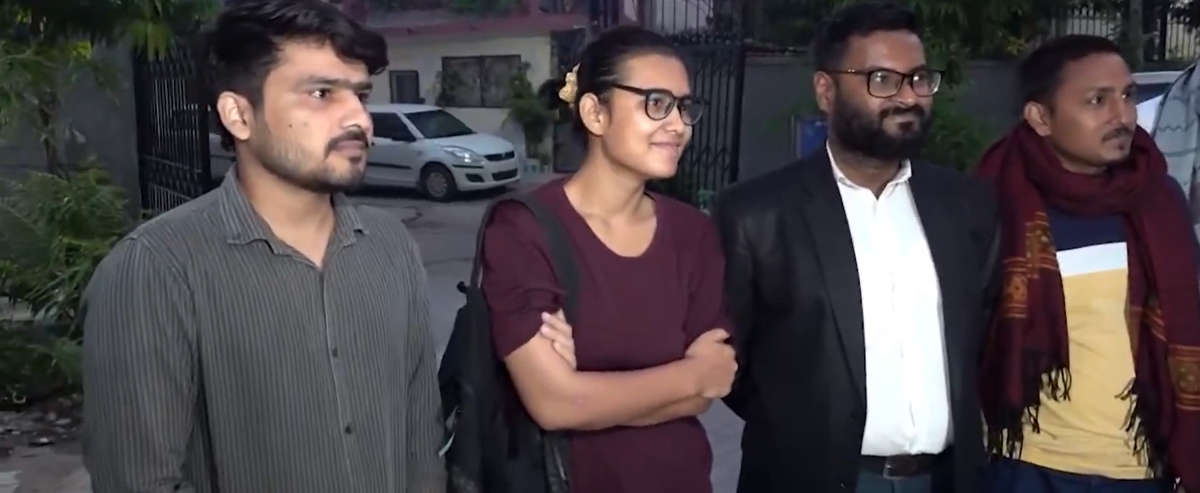 Neha Bora released from detention