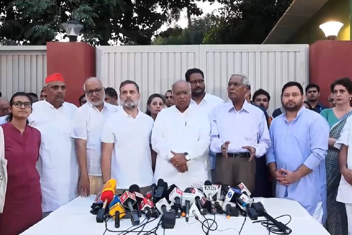 INDIA bloc press conference