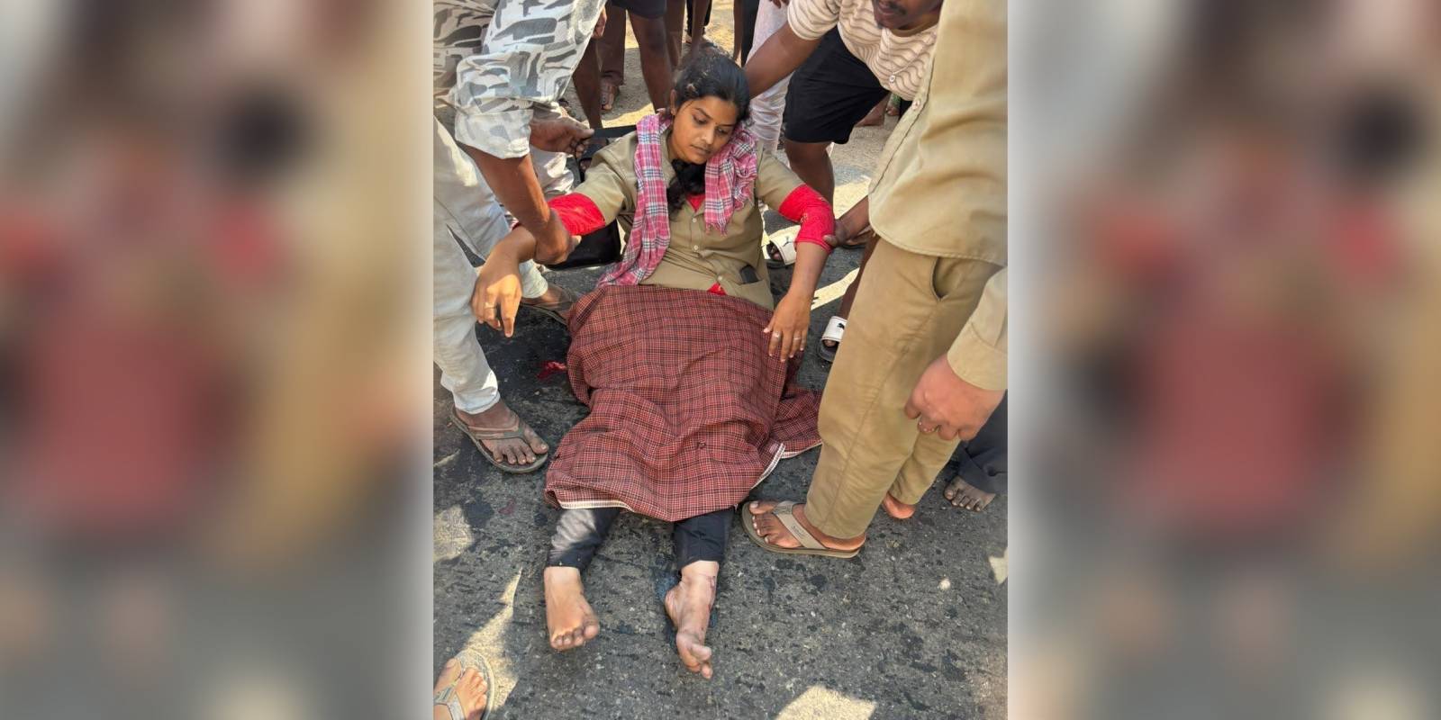 Woman bus conductor suffers serious leg injuries after passenger allegedly pushes her