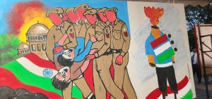 Paintings at the venue