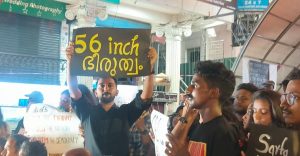 Posters mocking Modi