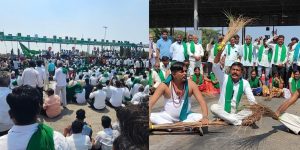 K’taka sugarcane farmers continue NH-48 blockade