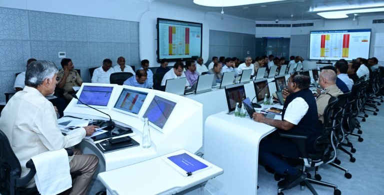 Cyclone Arnab crosses Andhra coast; Chandrababu reviews impact, writes to Amit Shah