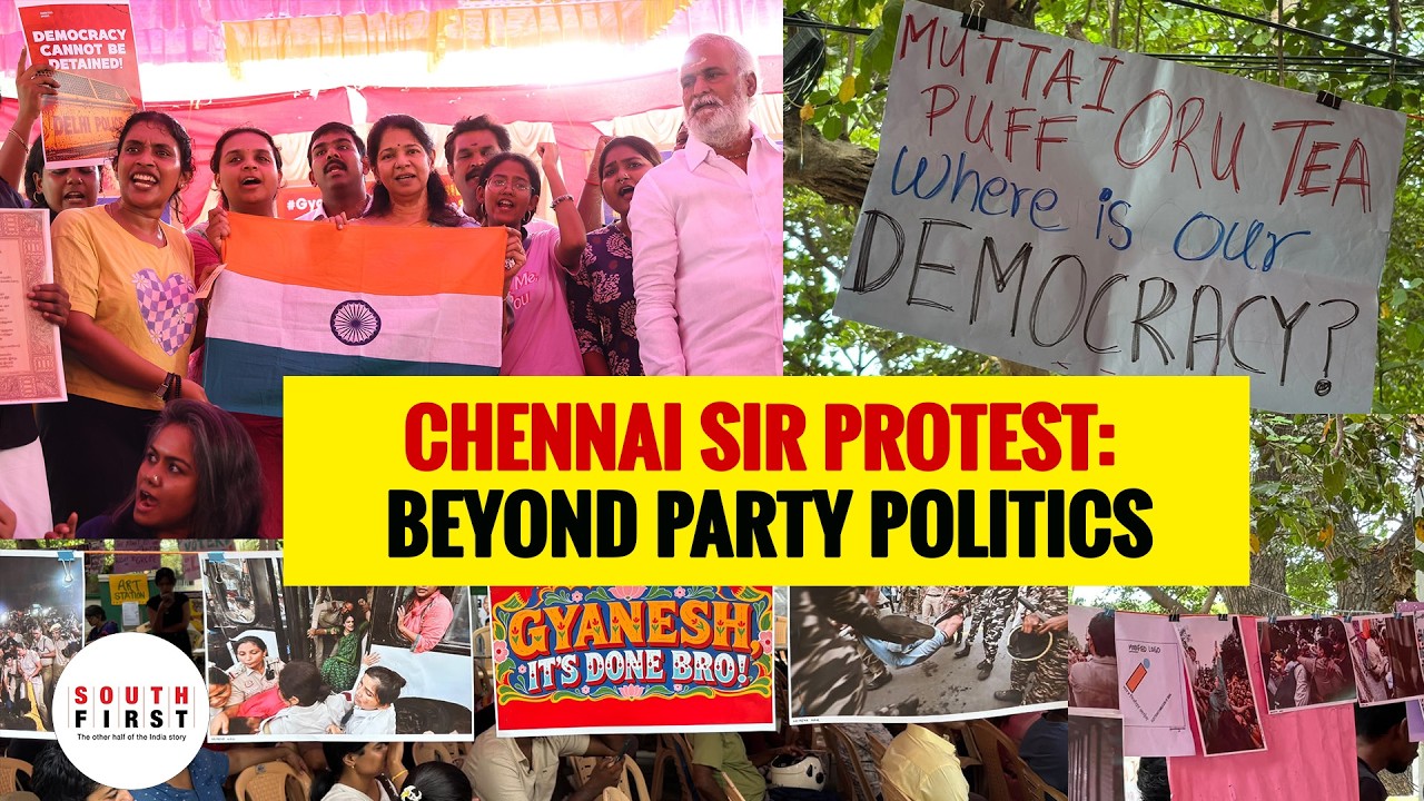 Chennai SIR protest