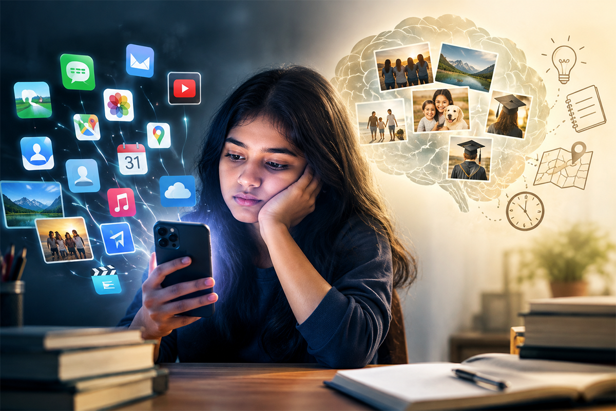 The smartphone is remembering for us—and we are forgetting